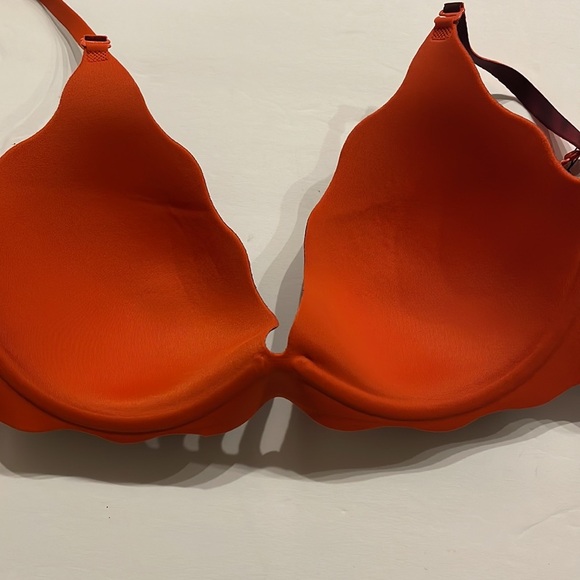 VICTORIA SECRET reversible bra / multi way wear straps orange zebra ombré 34C - Picture 5 of 13